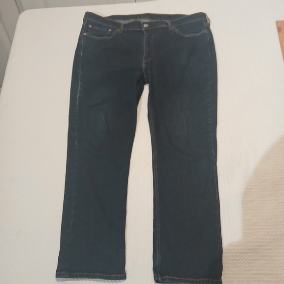 Levi's Other - Levis 514 Straight Fit Dark Wash Denim Jeans Mens 42x30 WaterLess